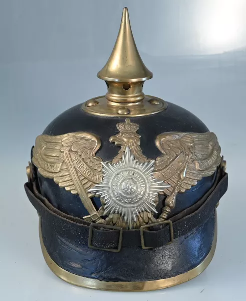 Prussian LandGendarmerie / Garde Enlisted Pickelhaube Visuel 1 principal